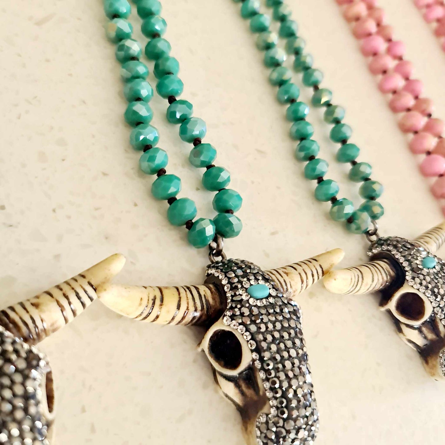 Buffalo Crystal Necklaces