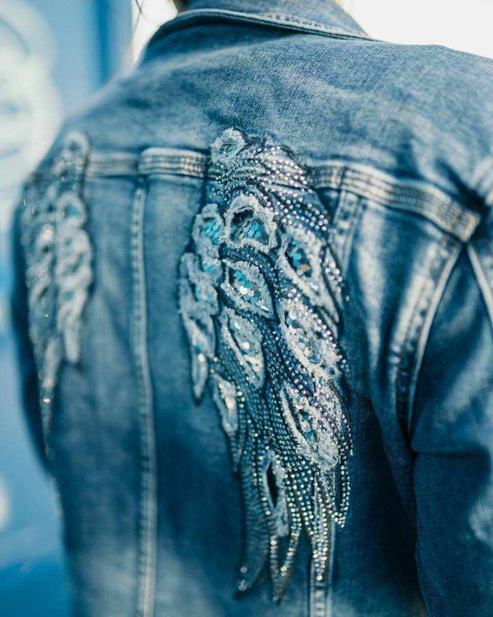 Winged Denim Jacket
