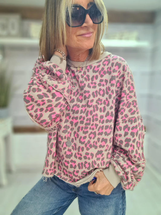 Animal Print Sweatshirt