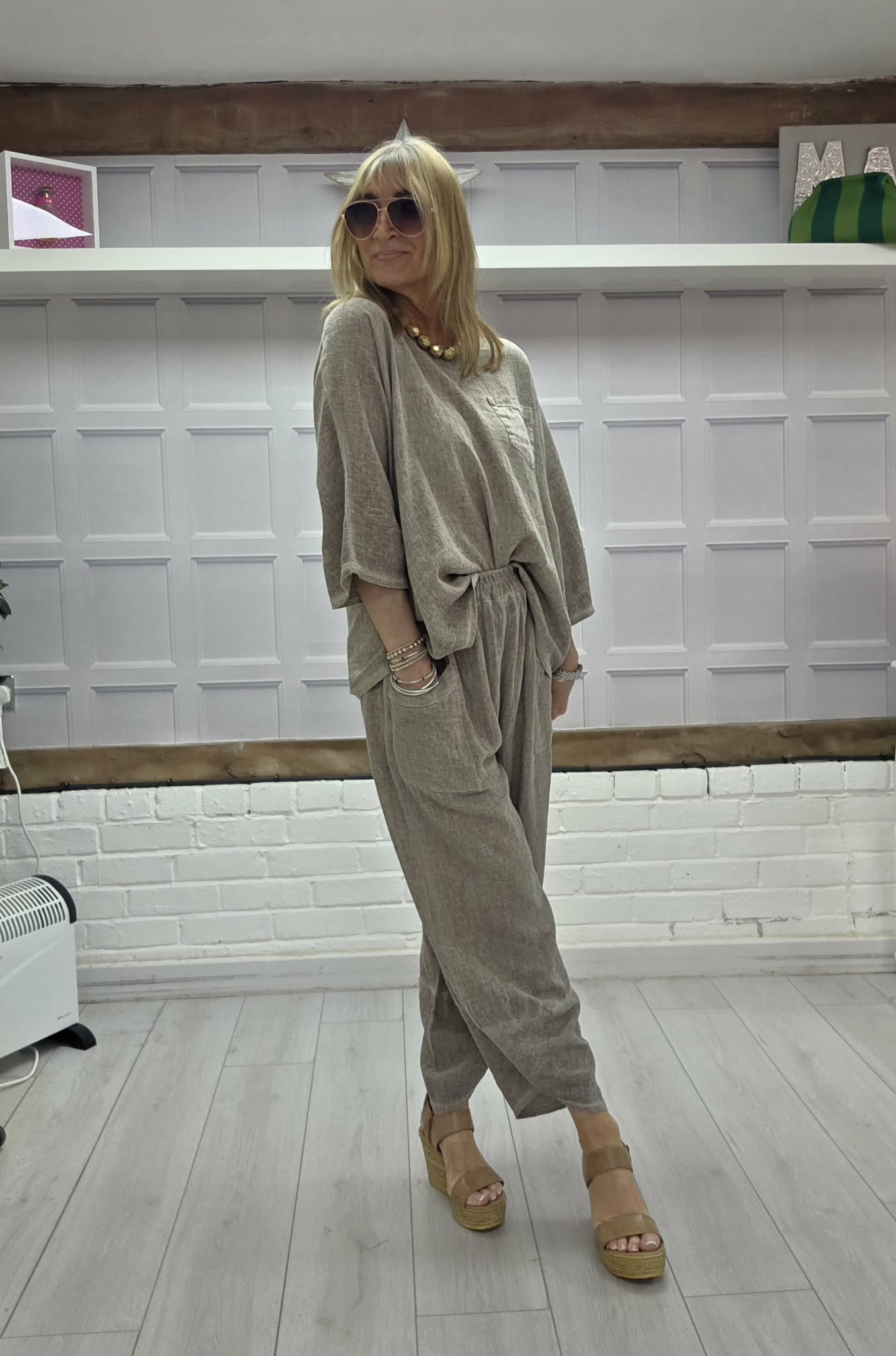 Barrel Linen Trousers
