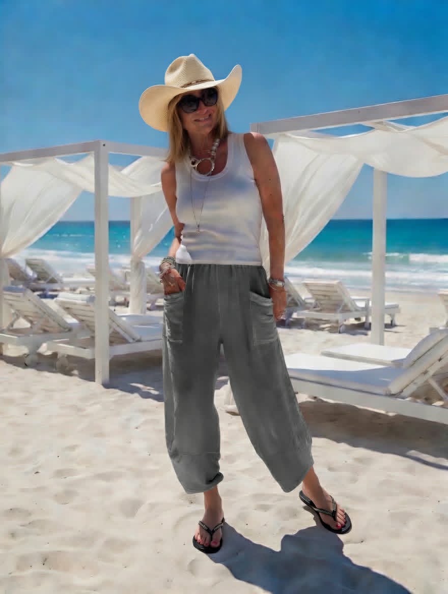 Barrel Linen Trousers