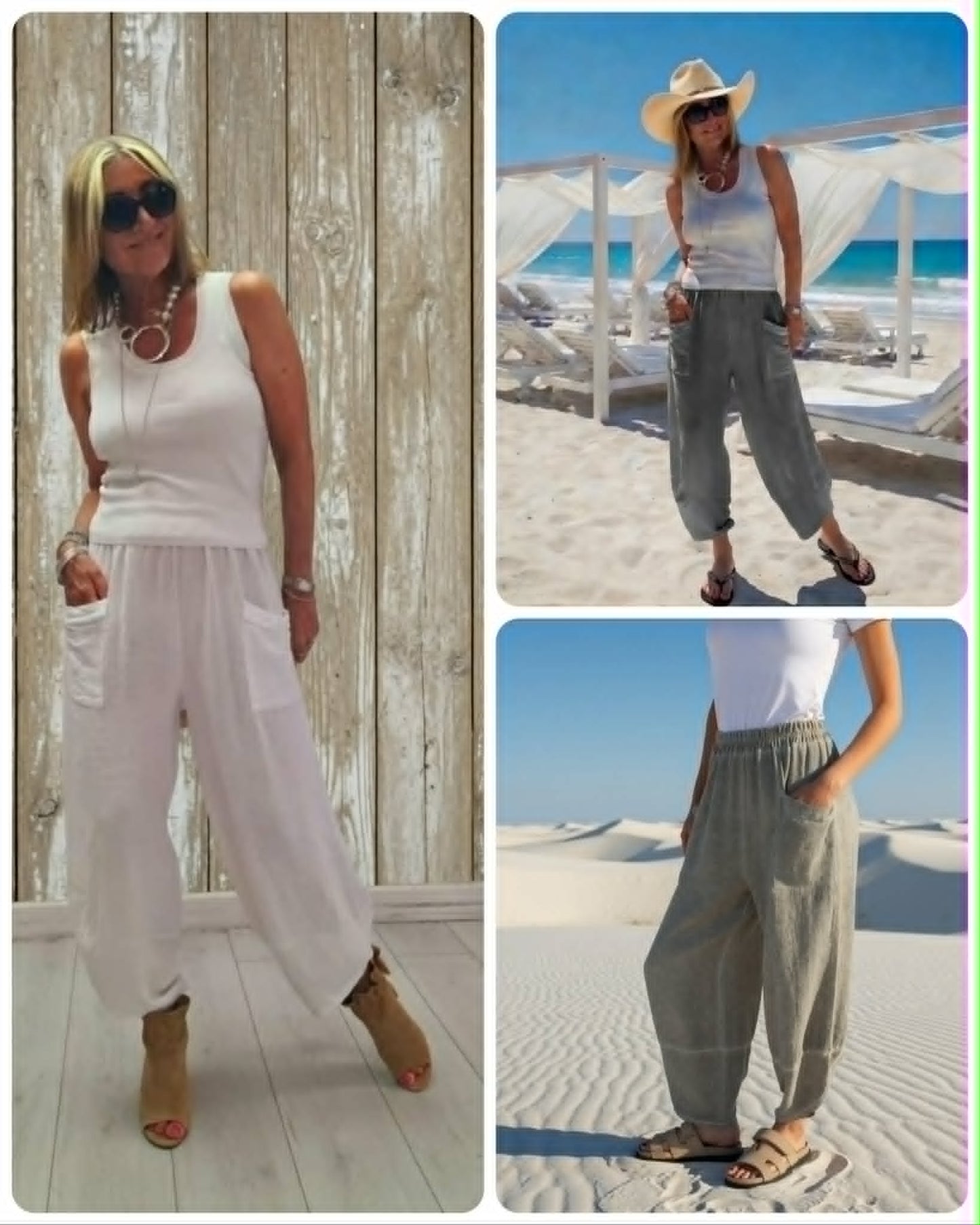 Barrel Linen Trousers