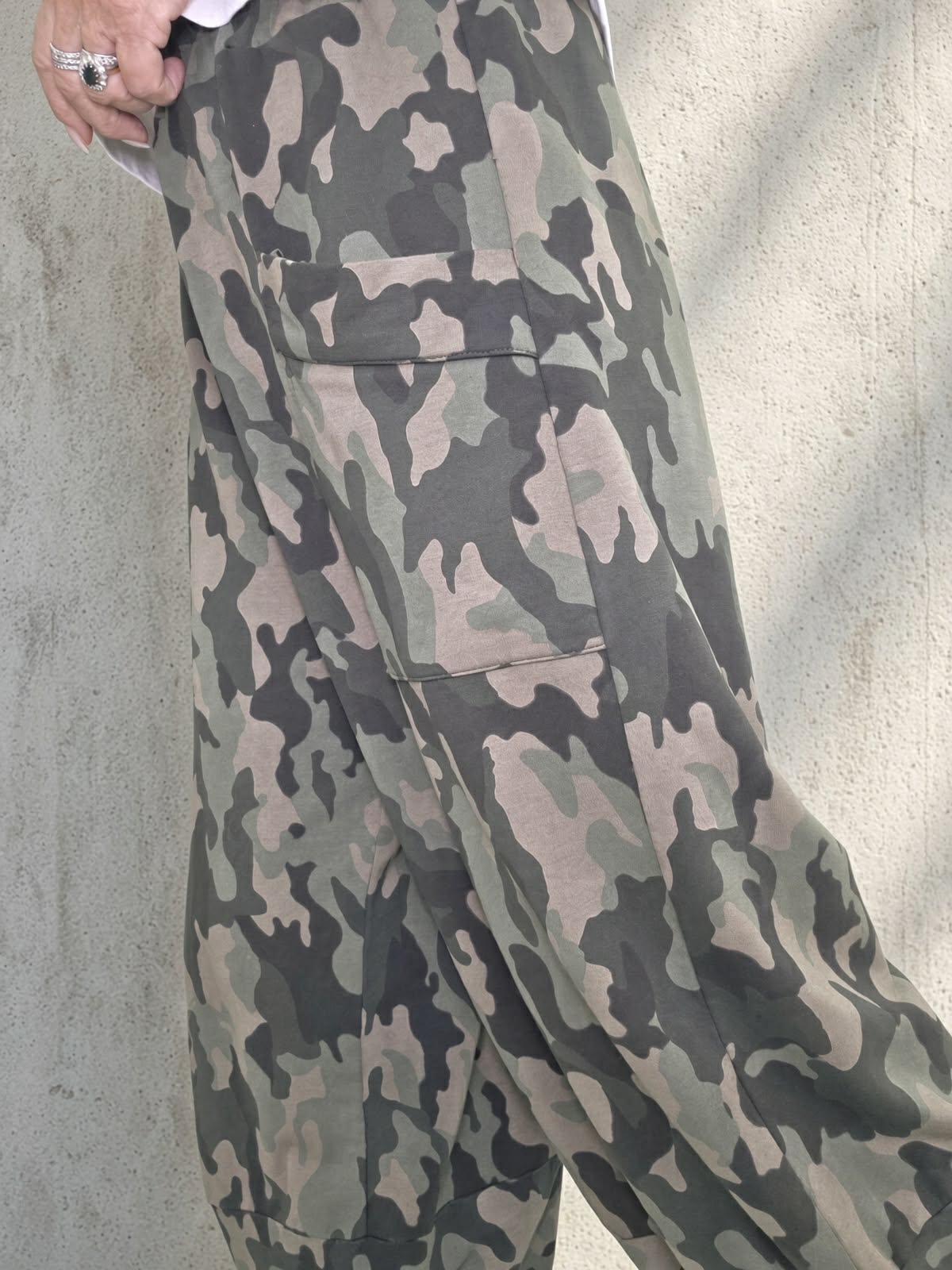 Camo Barrel Joggers