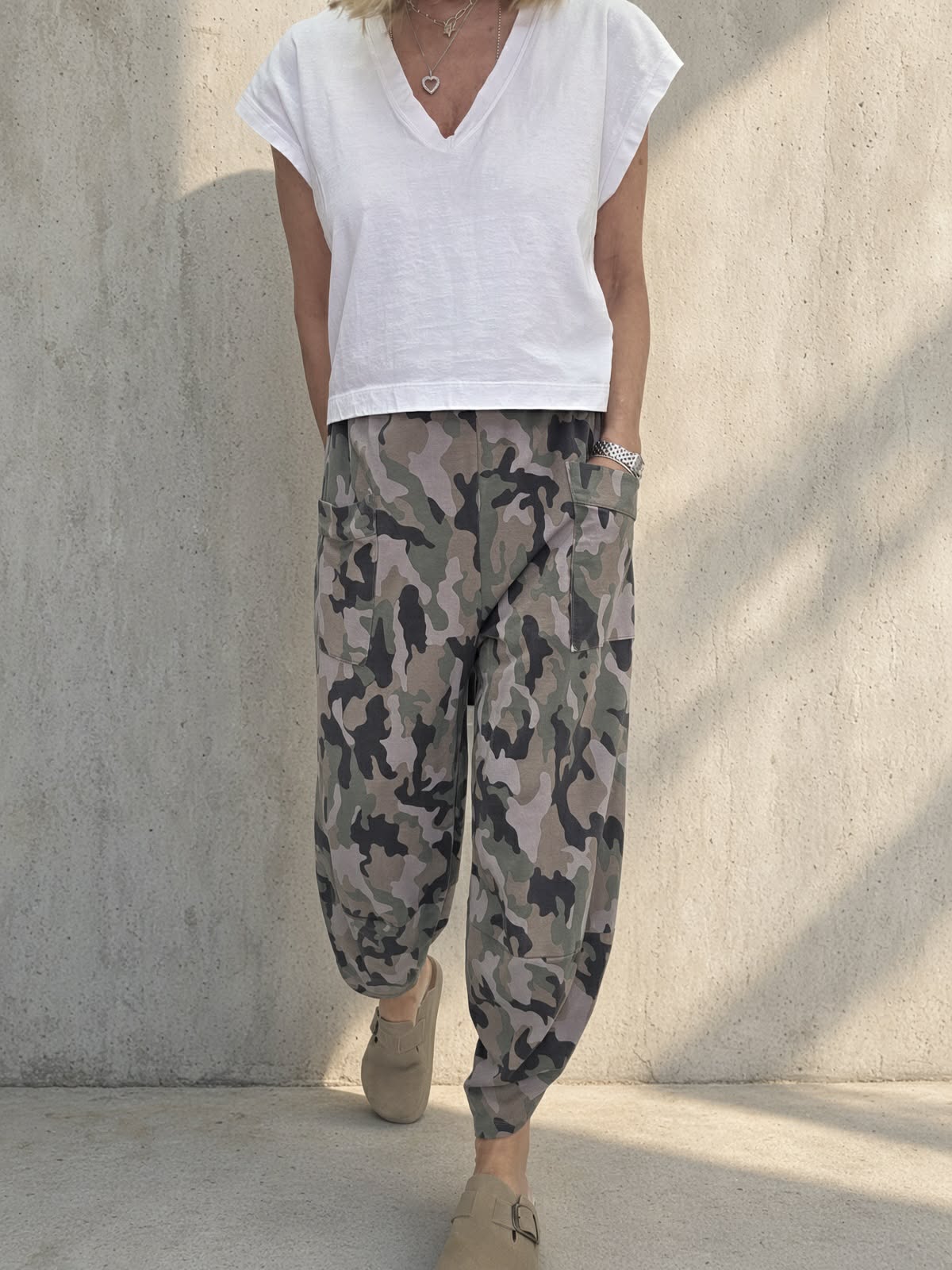 Camo Barrel Joggers