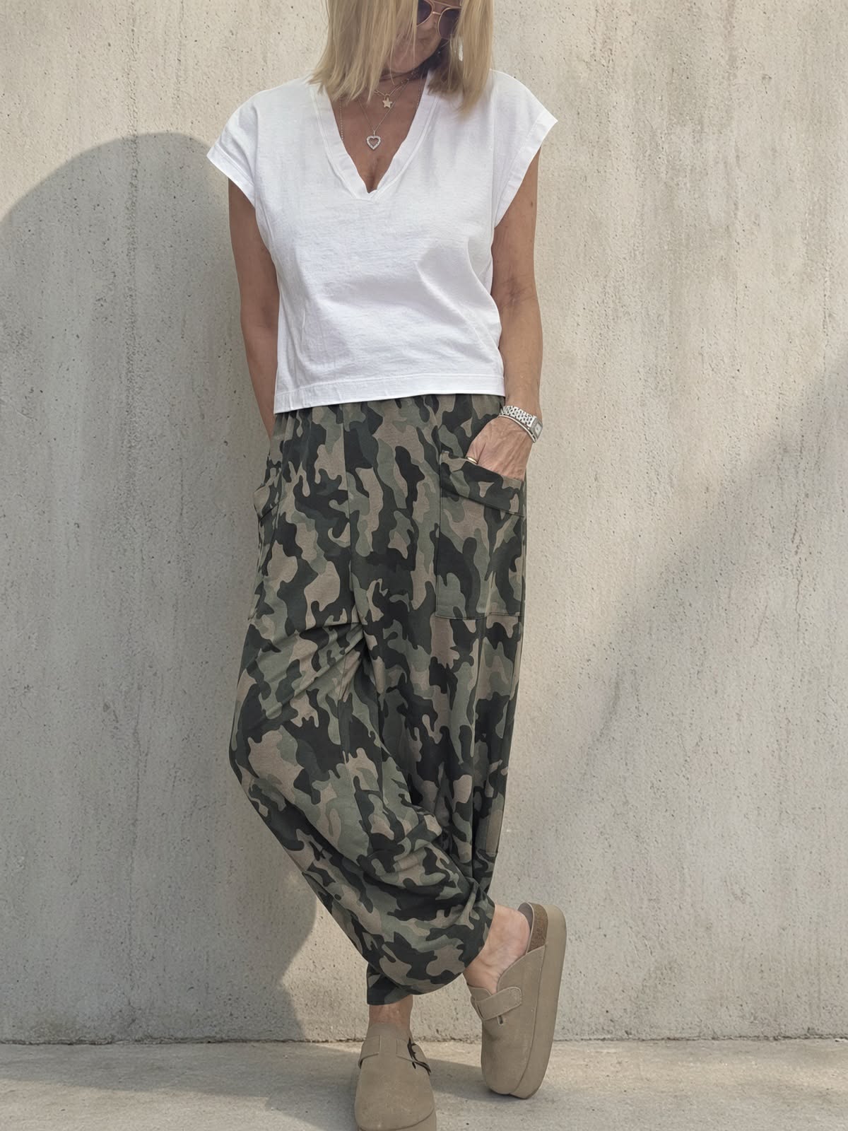Camo Barrel Joggers