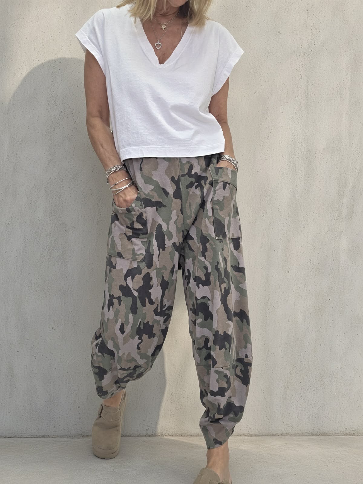 Camo Barrel Joggers