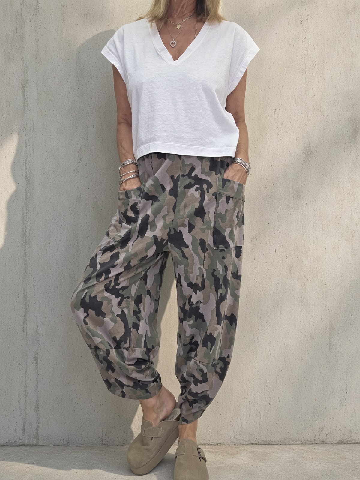 Camo Barrel Joggers