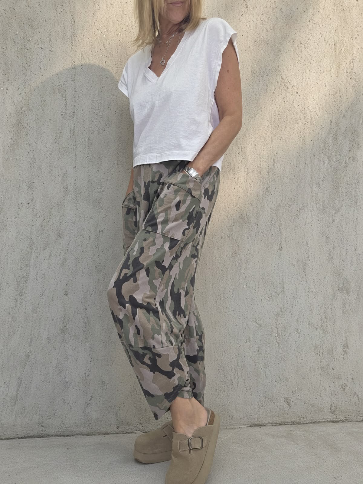 Camo Barrel Joggers