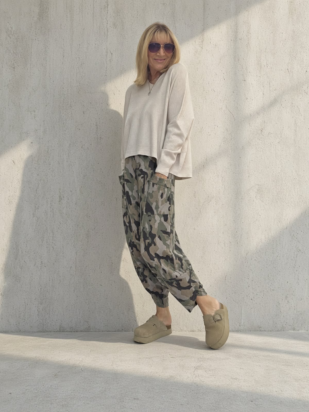 Camo Barrel Joggers