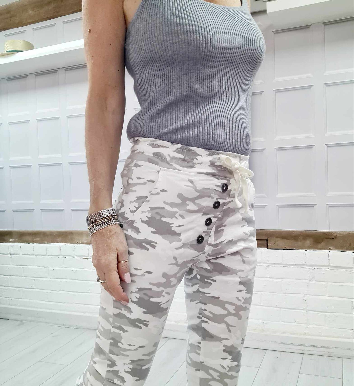 Camo Fitted Joggers