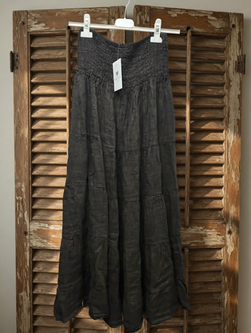 Tiered Linen Shirt