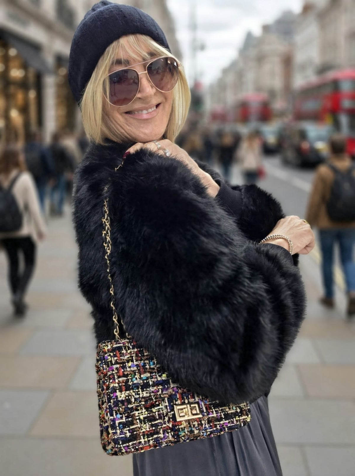 Faux Fur Bomber