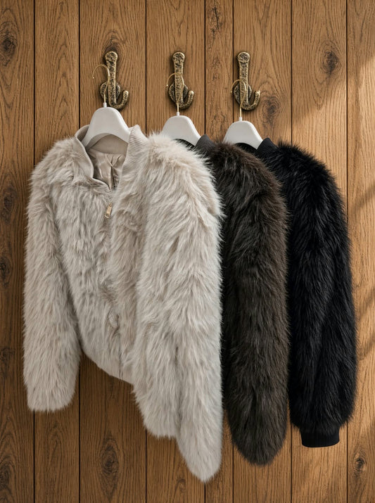 Faux Fur Bomber