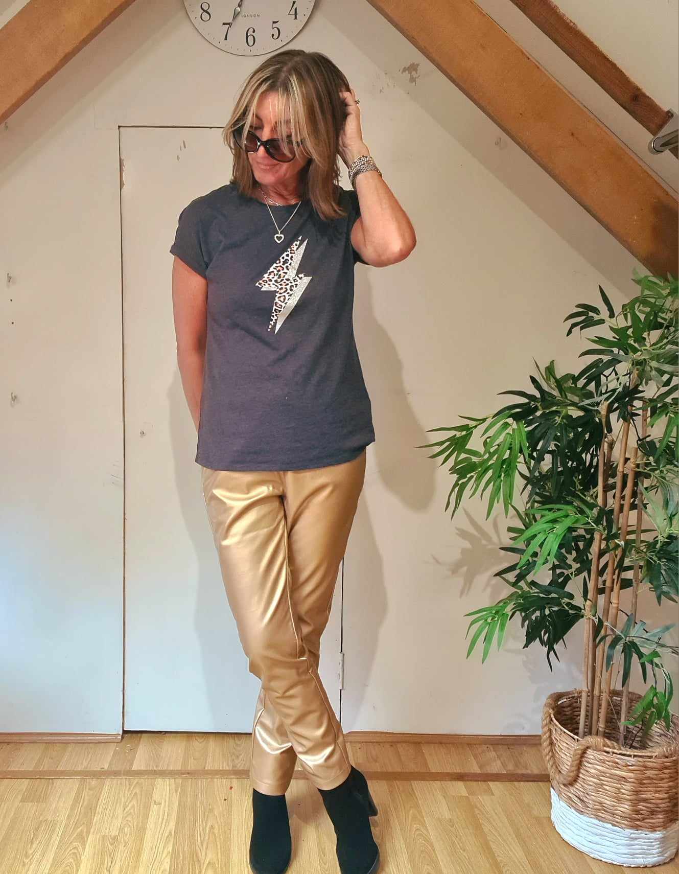 Gold Joggers