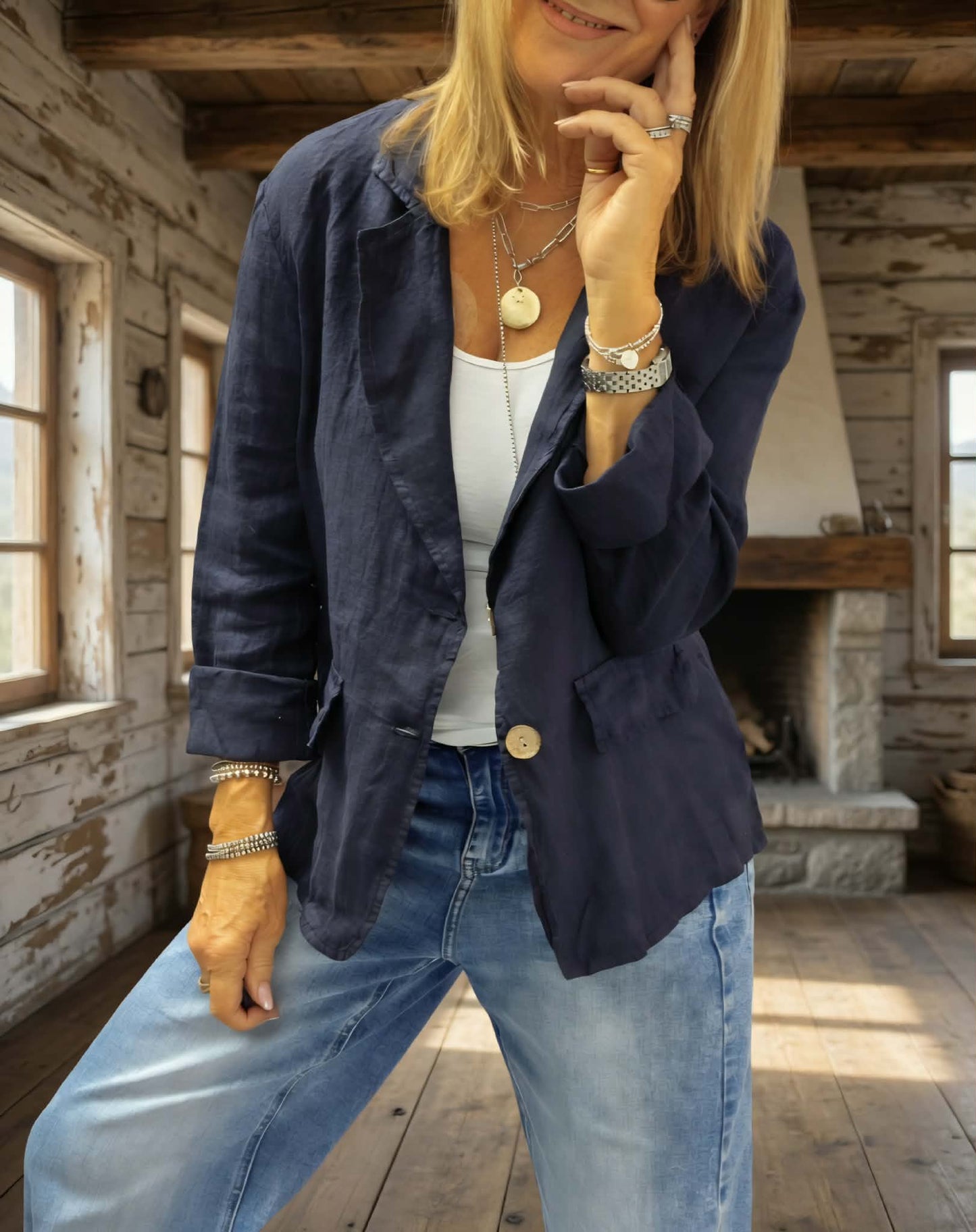 Linen Blazer