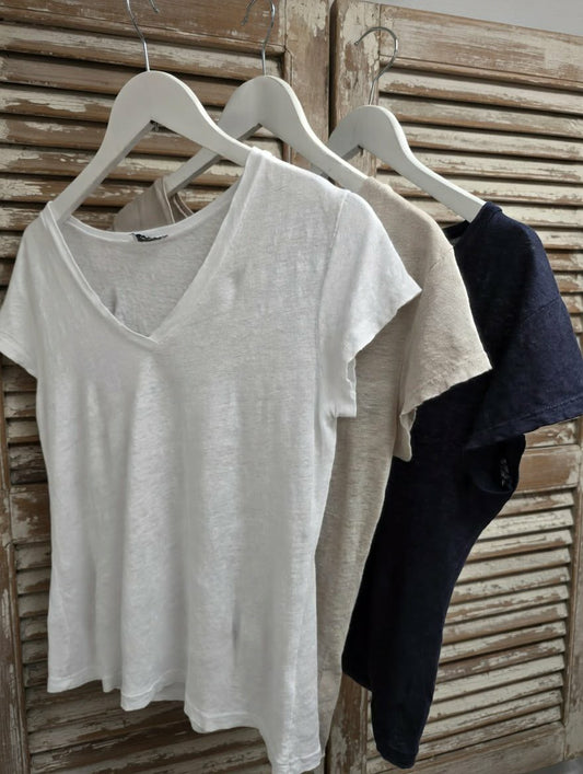 Linen T Shirt