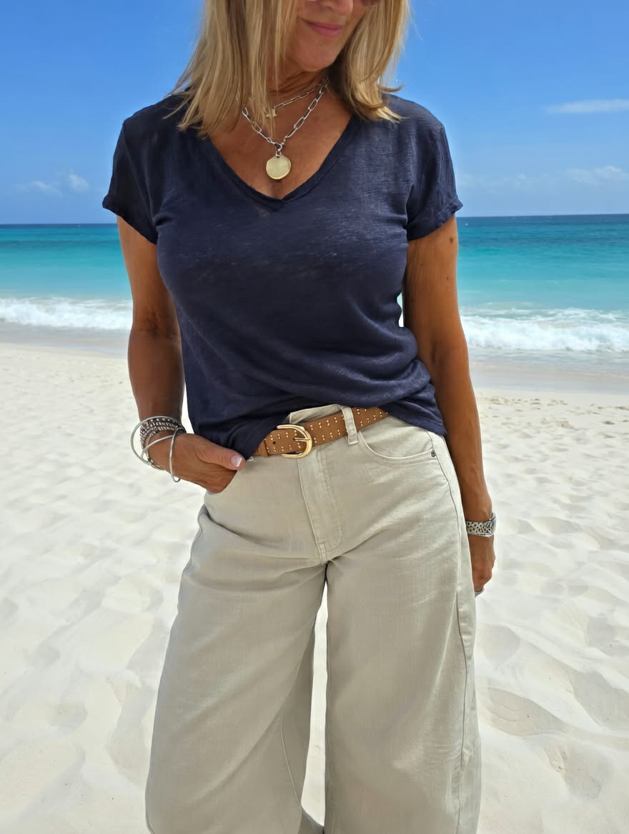 Linen T Shirt