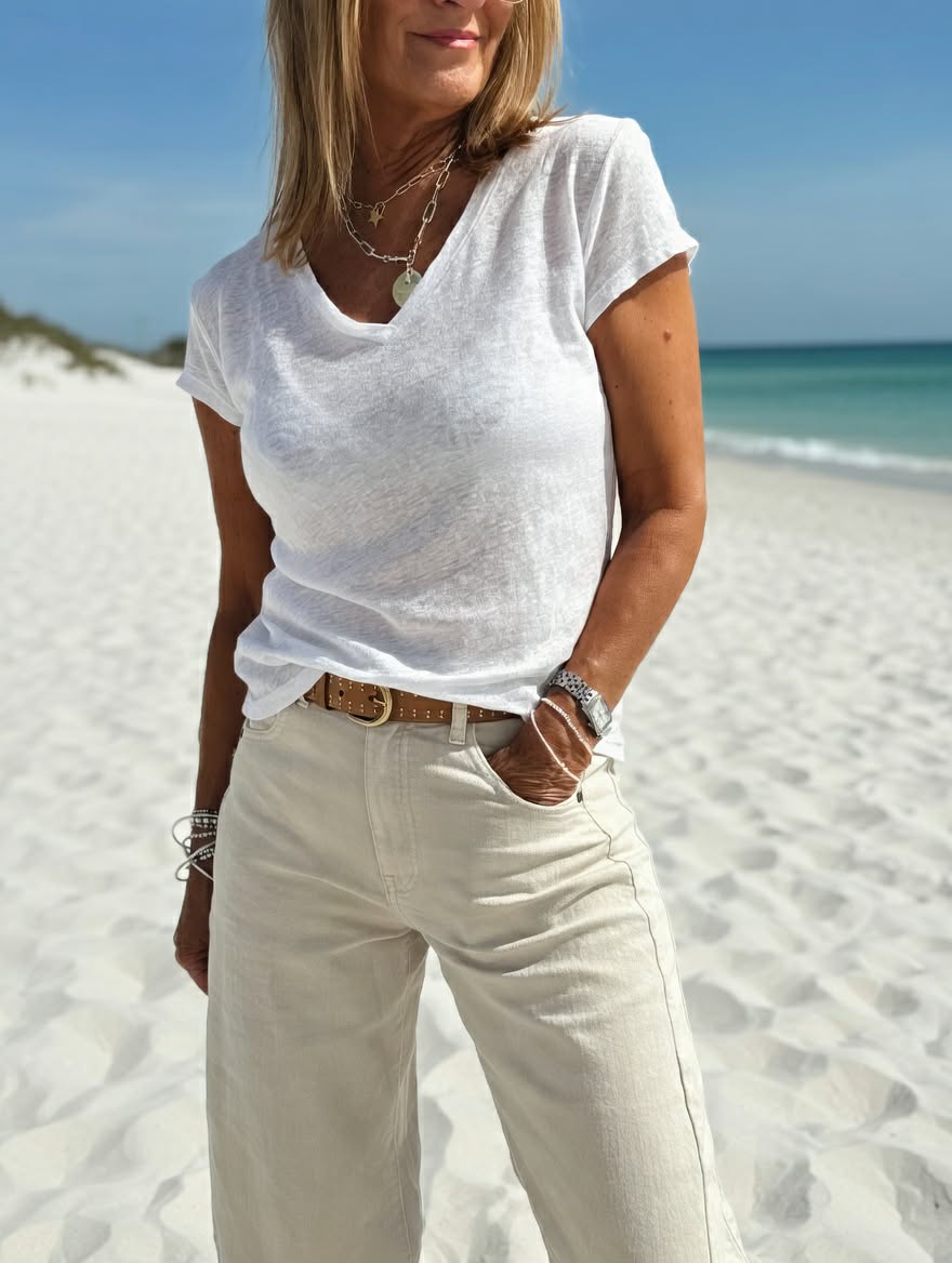 Linen T Shirt