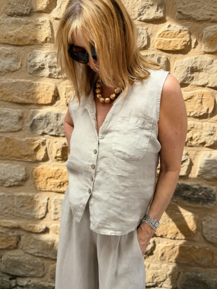 Linen Waistcoat