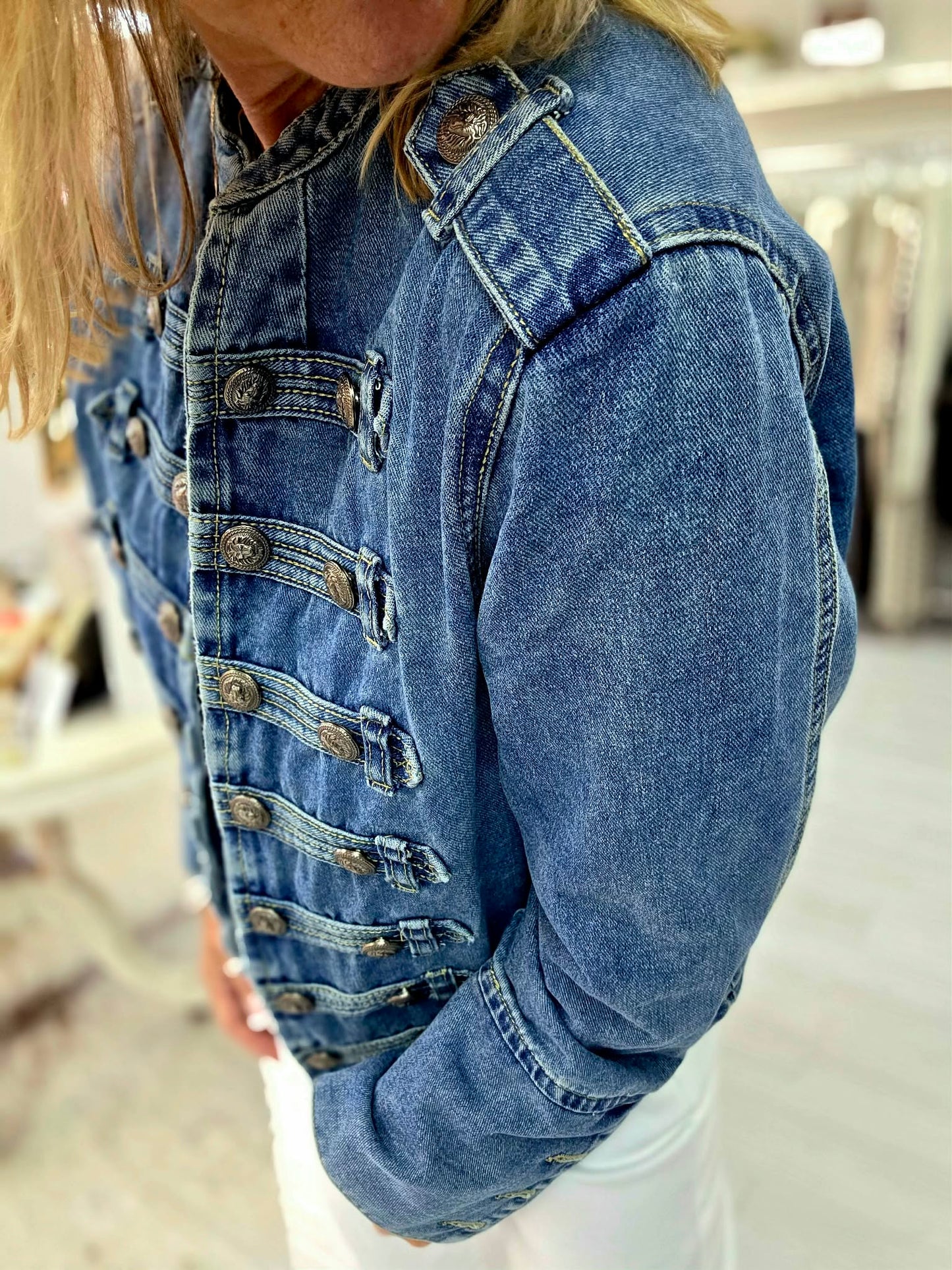 Military Denim Jacket
