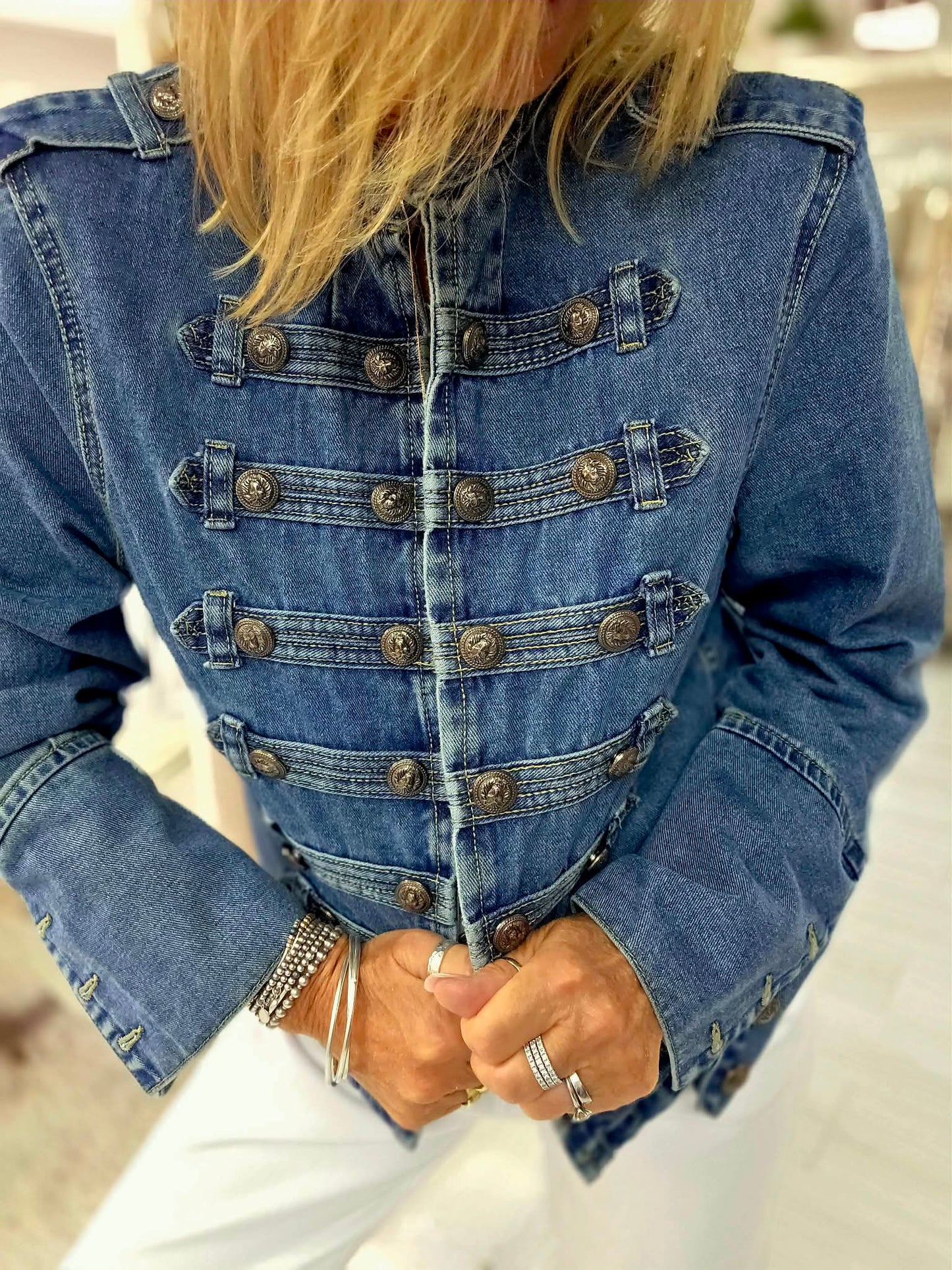 Military Denim Jacket