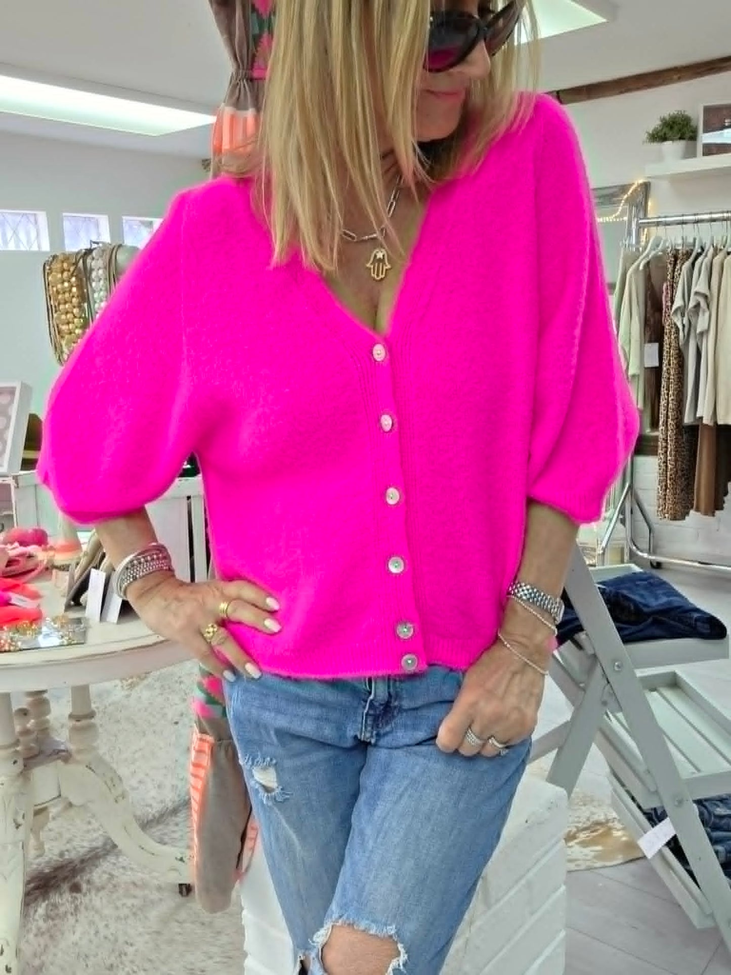 Neon Cardigan