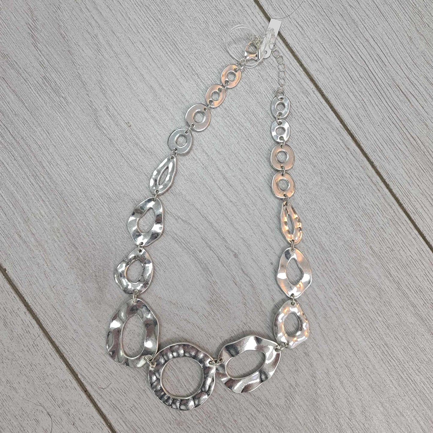 Silver Hooped Necklace